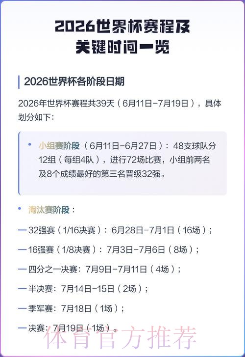 2026世界杯赛程最新实时赛程怎么看 2026世界杯赛程最新实时赛程怎么看